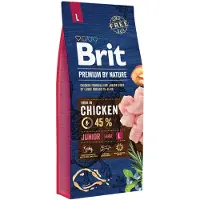 Brit Premium By Nature Junior Large L - Poulet pour les chiots de grandes races - 2 x 15 kg