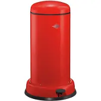 Wesco 134531-02 Baseboy 20 Poubelle rouge de 20 litres avec pédale / Poubelle à pédale / Poubelle