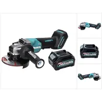 Makita GA 016 GD1 Meuleuse d'angle sans fil 40 V max. 125 mm Brushless XGT + 1x batterie 2,5 Ah - sans chargeur