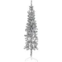 Prolenta Maison Exclusive - Support pour sapin de Noël artificiel, design élégant, argenté, 150 cm