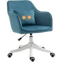 Vinsetto Chaise de bureau massante velours