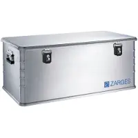 Zarges Caisse aluminium Maxi L900xl500xH370mm 135l avec fermeture à clapet - 40863