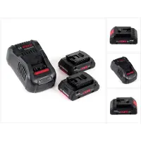 Bosch Starter Set 18V, 2x Batteries ProCORE 4,0Ah + Chargeur GAL 1880 CV ( 1600A016GF )