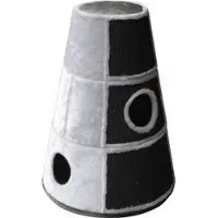 Topmast KRATZBALKEN NAUDE GRAU WEIß 50 X 50 X 78 CM