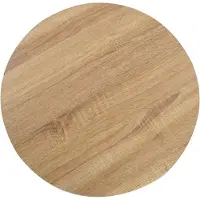 vidaXL Table de bistrot marron clair 50 cm MDF