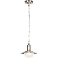 Rabalux Lampe suspendue méditerranéenne 1xE27 Oslo chrome satiné 8764