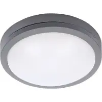 Solight Gris LED plafonnier/mural 230mm 20W IP54 WO781-G