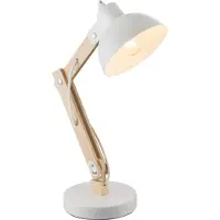 Globo Lighting Lampe de table en bois clair clair, 1x E27