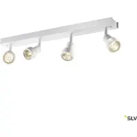 SLV Puri 4 plafonnier blanc 4xGU10 avec anneau décoratif