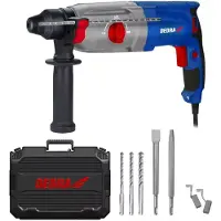 Dedra DED7852 Marteau perforateur SDS+ 1050W, 0-980r/min, 3 fonctions, mallette de transport