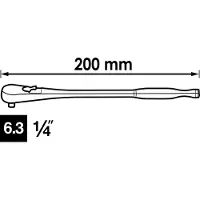 Vigor Cliquet réversible 1/4, V4944