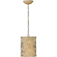 HINKLEY Lampe suspendue ajourée Carabel champagne 1xE27 60W
