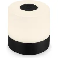 Briloner - Lampe de table LED sans fil,IP44 protection contre les projections d'eau,fonction tactile,blanche chaude,noir,7x7cm