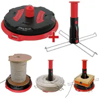 Runpotec XB 300, KIT DE MANDRINS MULTIFONCTIONS, dérouleur de câble professionnel pour tambours, colliers, 1 pièce.