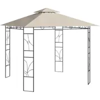 Syfax Belvédère 3x3x2,7 m Crème 160 g/m²