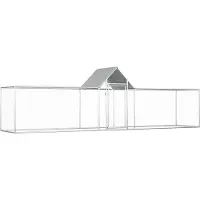 Syfax Poulailler 5 x 1 x 1,5 m Acier galvanisé