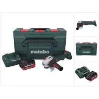 Metabo WB 18 LT BL 11-125 Quick Meuleuse d'angle sans fil 18 V 125 mm Brushless + 1x batterie 5,5 Ah + chargeur + metaBOX