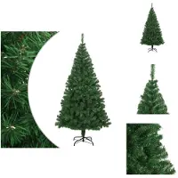 vidaXL Arbre de Noël artificiel avec Branches Épaisses Vert 240 cm PVC - Sapins de Noël
