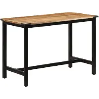 Prolenta Maison Exclusive - Table à manger 110 x 60 x 76 cm en bois massif de manguier