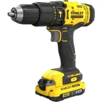 Stanley KIT V20 Li-Ion 18V : SFMC711 Marteau perforateur, set de 50 pièces, 2 x 2Ah Li-Ion batteries et pochette