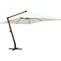 Prolenta Maison Exclusive - Parasol 300 x 400 cm blanc