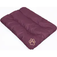 HOBBYDOG Coussin pour chien Matelas pour chien Lit pour chien Lit pour animal Coussin pour chien Lit pour chat - Eco - 100 x 70 cm [Taille : XL] - Bordeaux