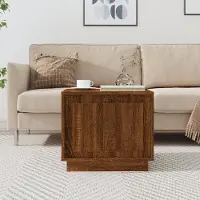vidaXL Best Möbel Table basse marron imitation chêne 51x50x44 cm bois composite - Tables basses Cloris Neu5024050 1parcel