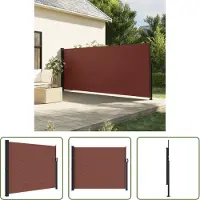 The Living Store Store latéral extensible brun 160x500 cm