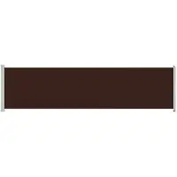 Syfax Auvent latéral rétractable de patio 600x160 cm marron
