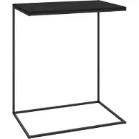 Syfax Table d'appoint Noir 55x35x66 cm Bois d'ingénierie