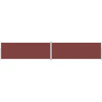 Syfax Auvent latéral rétractable Marron 220x1200 cm