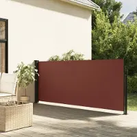 vidaXL BEI CLORIS Store latéral extensible Marron 120x600 cm - Parasols Nouveau8146070 1parcel