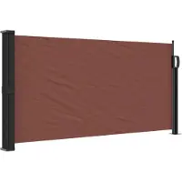 Syfax Auvent latéral rétractable marron 100x300 cm