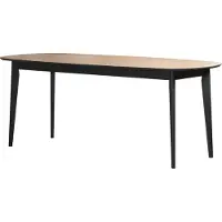 Ebuy24 Ronin table de salle à manger 90x200 cmReproduction chêne.