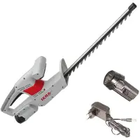 Ikra Taille-haie sans fil IAHS 1240 | Longueur de coupe 41 cm | Épaisseur de coupe 14 mm | Lames affûtées au laser | Arrêt rapide | Batterie et chargeur inclus