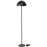 Boltze Lampadaire en métal PETUNIA, forme champignon, hauteur 140 cm, noir