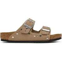 Birkenstock Mules enfant Arizona Kids Rivet filles - Beige - 29