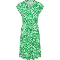 Kaffe Robe 'KABella' citron vert / blanc