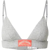 Calvin Klein Lv00qf8886 Triangle Bra Gris L Femme