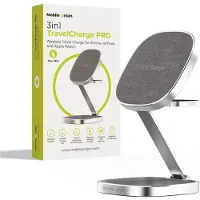 Mobile Origin TravelCharge PRO (23 W), Chargeur sans fil, Argent