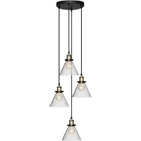 Atmosphera Lampe de table industrielle Alak, quatre points, Ø 18 cm
