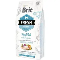 Brit Fresh fish with pumpkin adult large - Poisson frais & citrouille pour chiens de grandes races - 2,5 kg