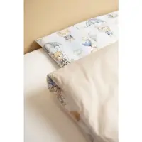 Sensillo Linge de lit 2 pièces VOL DANS LES NUAGES 100X135 CM (100 x 135 cm, 60 x 40 cm)