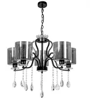 Toolight Lampe Suspendue APP958-5CP Black