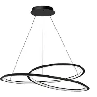 Toolight Lampe Suspendue APP1194-CP Black