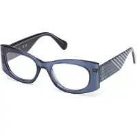Max & Co Lunettes de vue - - MO5184 - Bleu shiny (090) - Monture injectée - Plastique - 51/19/140