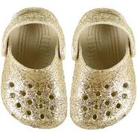 Crocs Classic Chunky Glitter Toddler Clogs Doré EU 23-24 Enfants
