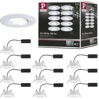 Paulmann LED encastré Calla set de base orientable