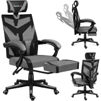Huzaro Combat 5.0 PC gaming chair Mesh seat Black, Grey