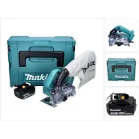 Makita DCC 500 F1J Scie circulaire sans fil 125 mm Brushless 18 V + 1x Batterie 3,0 Ah + Coffret Makpac - sans chargeur